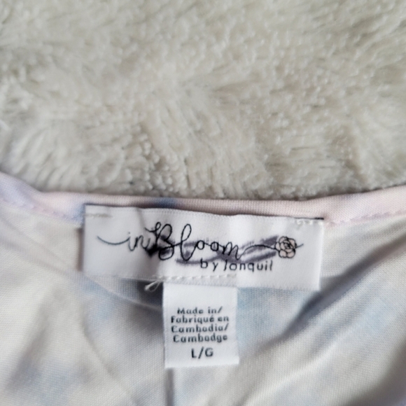 In Bloom By Jonquil Tie-dye Midi Nightgown L NWOT - Picture 5 of 7